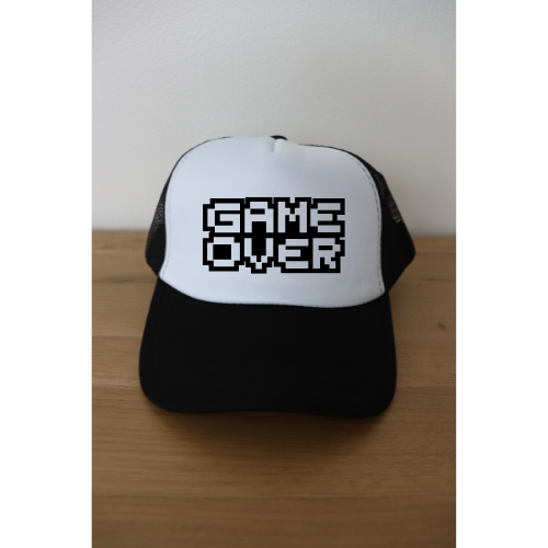Game Over Hat – Pixel Art Gamer Cap